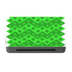 Shamrocks 3d Fabric 4 Leaf Clover Memory Card Reader With Cf by Simbadda