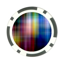 Colorful Abstract Background Poker Chip Card Guard by Simbadda