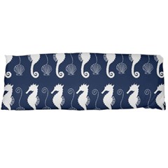 Seahorse And Shell Pattern Body Pillow Case (dakimakura) by Simbadda