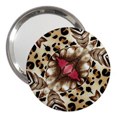 Animal Tissue And Flowers 3  Handbag Mirrors by Amaryn4rt