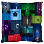 Door Number Pattern Standard Flano Cushion Case (Two Sides) Front