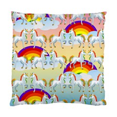 Rainbow Pony  Standard Cushion Case (one Side) by Valentinaart