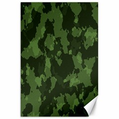 Camouflage Green Army Texture Canvas 20  X 30   by Simbadda