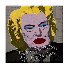 Happy Birthday Mr  President  Tile Coasters by Valentinaart