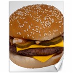 Cheeseburger On Sesame Seed Bun Canvas 12  x 16   11.86 x15.41  Canvas - 1