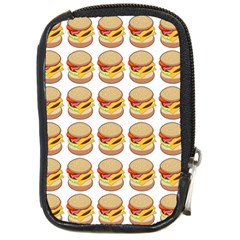 Hamburger Pattern Compact Camera Cases by Simbadda