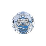 Pattern Monkey New Year S Eve Golf Ball Marker Front
