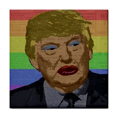 Donald Trump Tile Coasters by Valentinaart