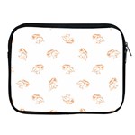 Birds Sketch Pattern Apple iPad 2/3/4 Zipper Cases Front