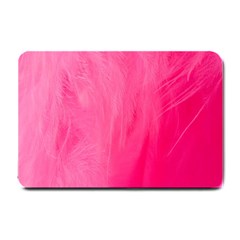 Very Pink Feather Small Doormat  by Simbadda