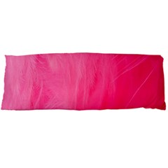 Very Pink Feather Body Pillow Case Dakimakura (two Sides) by Simbadda