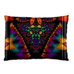 Symmetric Fractal Image In 3d Glass Frame Pillow Case 26.62 x18.9  Pillow Case