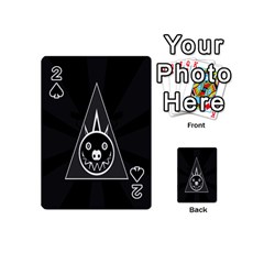 Abstract Pigs Triangle Playing Cards 54 (mini)  by Simbadda