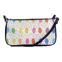 Balloon Star Rainbow Shoulder Clutch Bags by Mariart