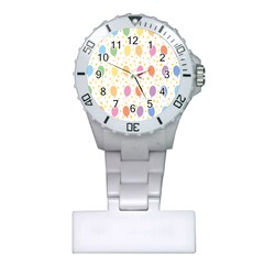 Balloon Star Rainbow Plastic Nurses Watch by Mariart