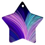 Color Purple Blue Pink Ornament (Star) Front