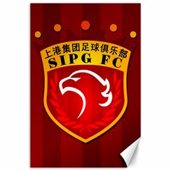 Shanghai Sipg F C  Canvas 24  X 36  by Valentinaart