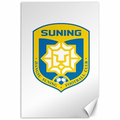 Jiangsu Suning F C  Canvas 24  X 36  by Valentinaart