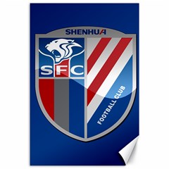 Shanghai Greenland Shenhua F C  Canvas 24  X 36  by Valentinaart