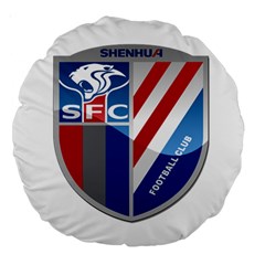 Shanghai Greenland Shenhua F C  Large 18  Premium Round Cushions by Valentinaart