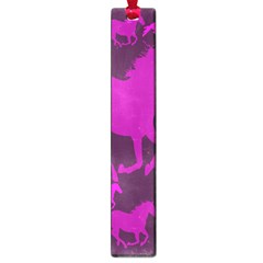 Pink Horses Horse Animals Pattern Colorful Colors Large Book Marks by Simbadda