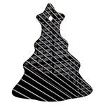 Abstract Architecture Pattern Christmas Tree Ornament (Two Sides) Front