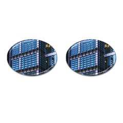 Modern Business Architecture Cufflinks (oval) by Simbadda