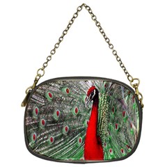 Red Peacock Chain Purses (one Side)  by Simbadda