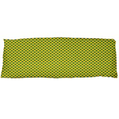 Polka Dot Green Yellow Body Pillow Case Dakimakura (two Sides) by Mariart