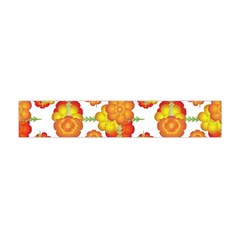 Colorful Stylized Floral Pattern Flano Scarf (mini) by dflcprintsclothing