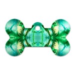 Green Lantern 3D Effect Dog Tag Bone (Two Sides) Back