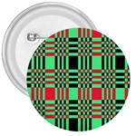 Bright Christmas Abstract Background Christmas Colors Of Red Green And Black Make Up This Abstract 3  Buttons Front