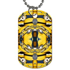 Minions Feedback 3d Effect   Dog Tag (two Sides) by 3Dbjvprojats