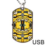 Minions FEEDBACK 3D EFFECT   Dog Tag USB Flash (Two Sides) Back