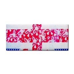 British Flag Abstract British Union Jack Flag In Abstract Design With Flowers Cosmetic Storage Cases by Nexatart