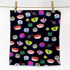 Japanese Food Sushi Fish Face Towel by Mariart