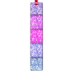 Violet Girly Glitter Pink Blue Large Book Marks by Mariart