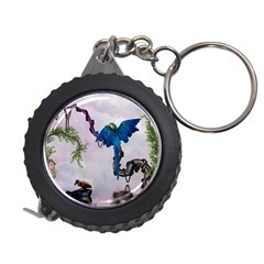 Wonderful Blue Parrot In A Fantasy World Measuring Tapes by FantasyWorld7