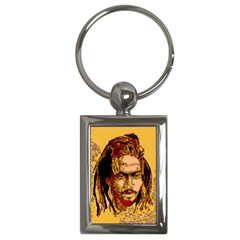 Bunnylinear Key Chains (rectangle)  by PosterPortraitsArt