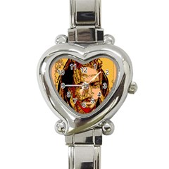 Bunnylinear Heart Italian Charm Watch by PosterPortraitsArt