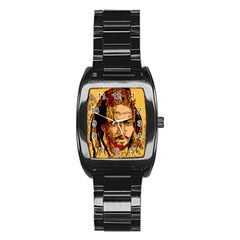 Bunnylinear Stainless Steel Barrel Watch by PosterPortraitsArt