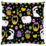 Cute Easter pattern Large Cushion Case (One Side) Front