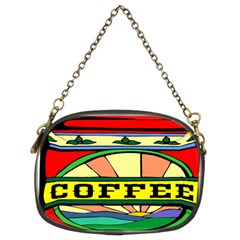 Coffee Tin A Classic Illustration Chain Purses (two Sides)  by Nexatart