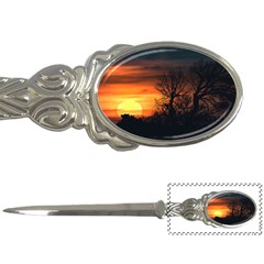 Sunset At Nature Landscape Letter Openers by dflcprints