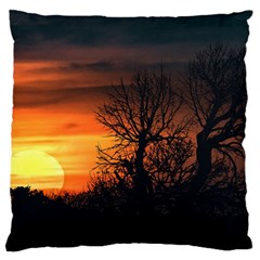 Sunset At Nature Landscape Standard Flano Cushion Case (one Side) by dflcprints