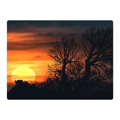 Sunset At Nature Landscape Double Sided Flano Blanket (mini)  by dflcprints