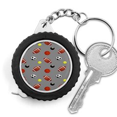 Balltiled Grey Ball Tennis Football Basketball Billiards Measuring Tapes by Mariart