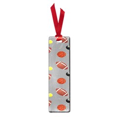 Balltiled Grey Ball Tennis Football Basketball Billiards Small Book Marks by Mariart