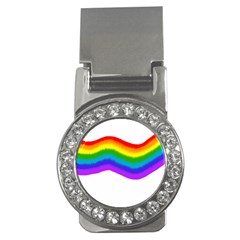 Watercolour Rainbow Colours Money Clips (cz)  by Nexatart