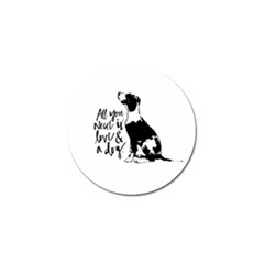 Dog Person Golf Ball Marker by Valentinaart